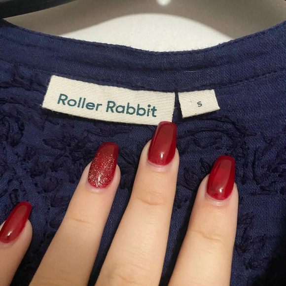 Roller Rabbit Navy Tassel Tunic - Picture 4 of 6